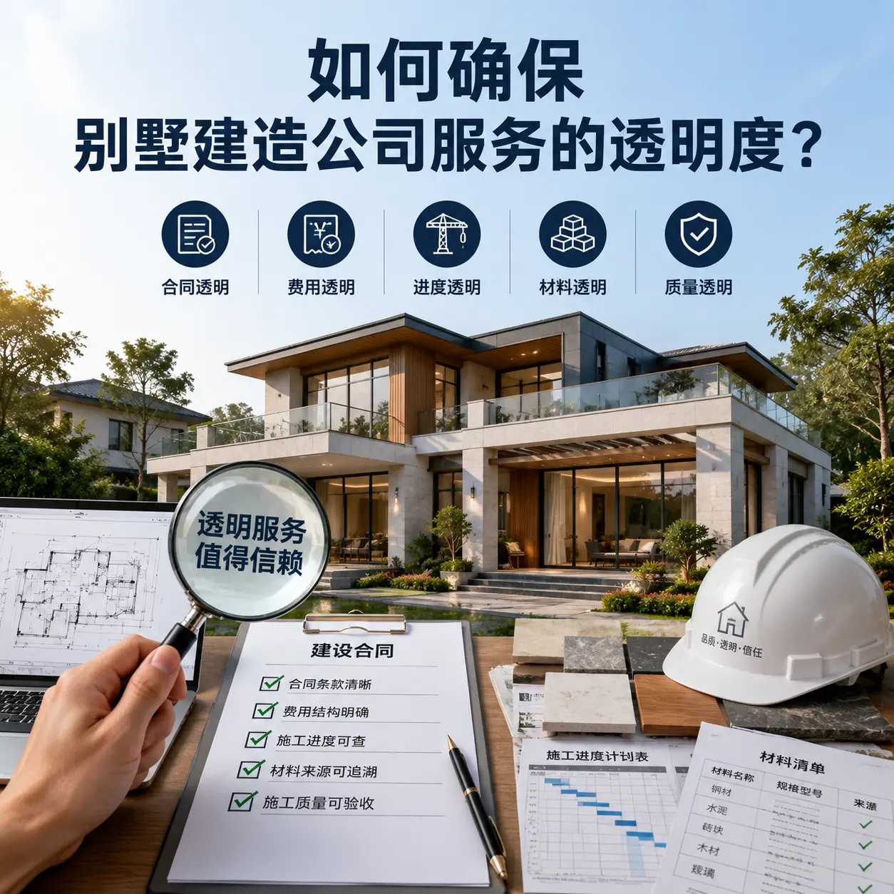 在 黄平 如何确保别墅建造公司服务的透明度?