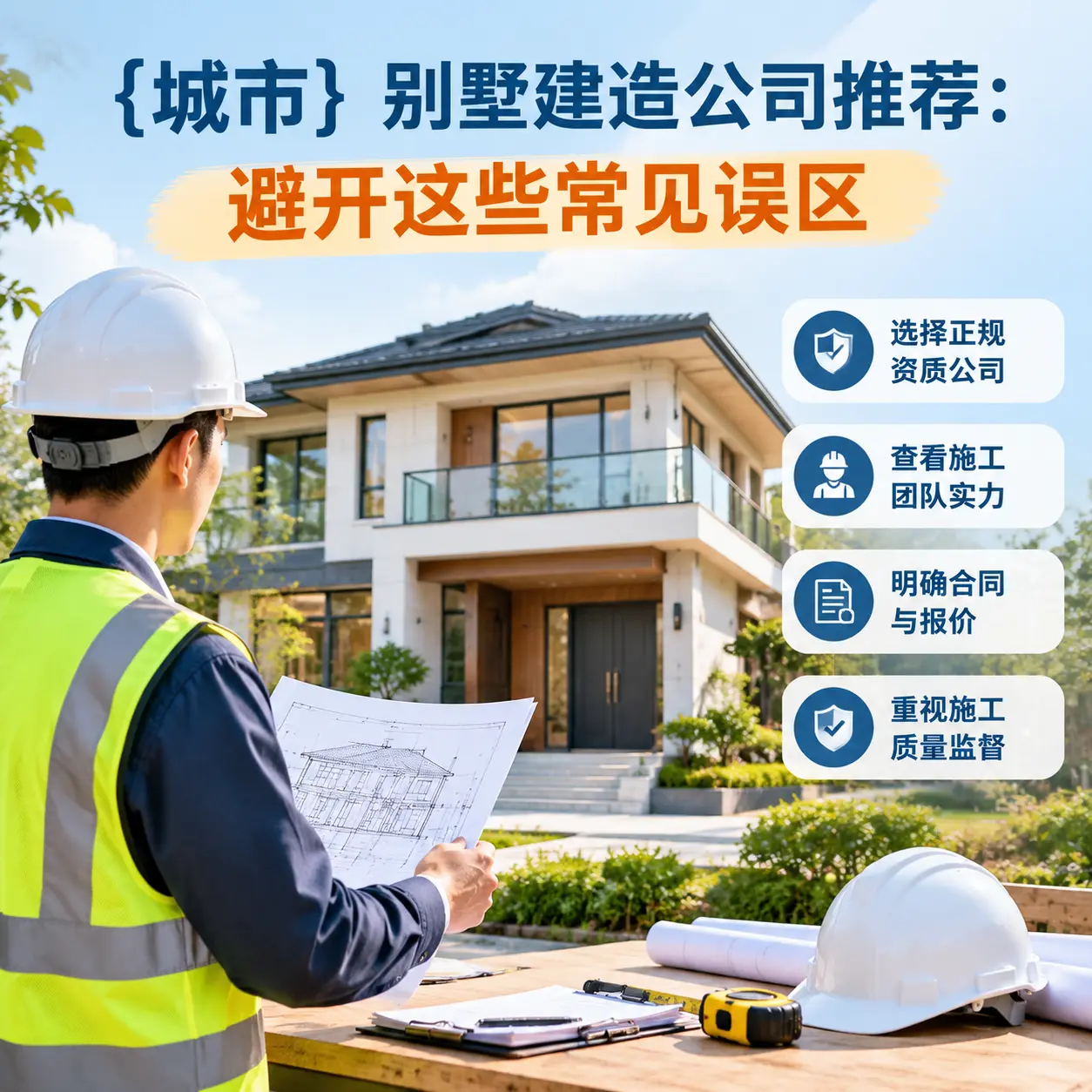 黄平 别墅建造公司推荐:避开这些常见误区