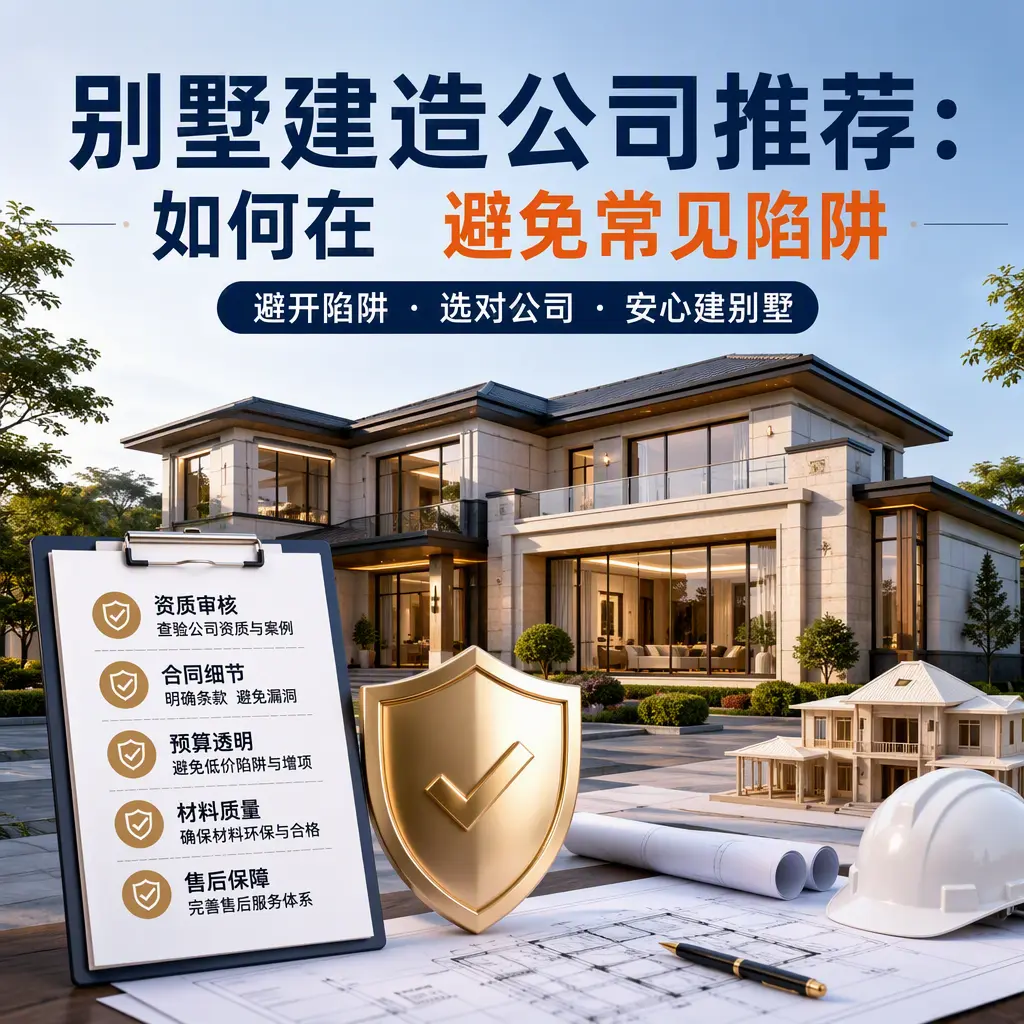 别墅建造公司推荐：如何在 黄平 避免常见陷阱