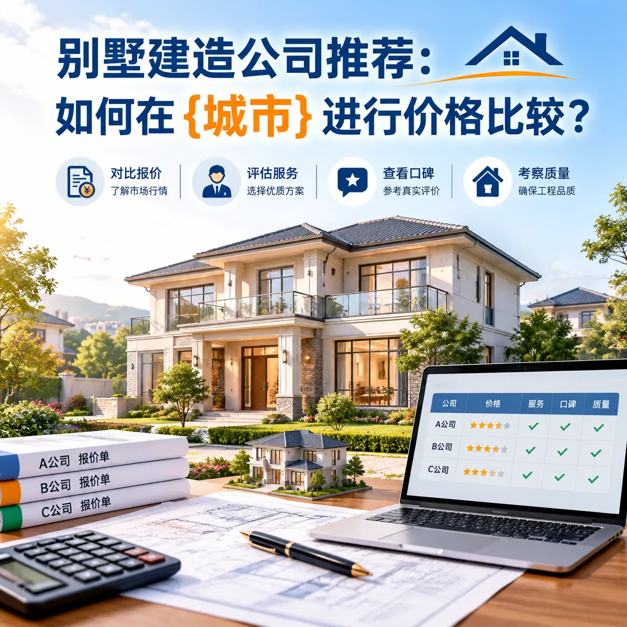 别墅建造公司推荐:如何在 黄平 进行价格比较?