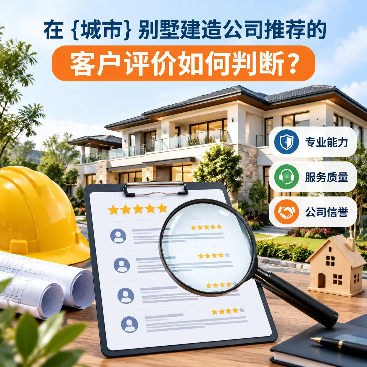 在 黄平 别墅建造公司推荐的客户评价如何判断？