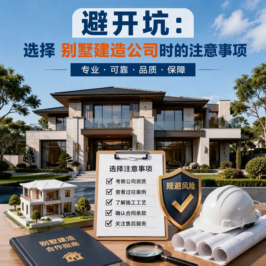 避开坑：选择 黄平 别墅建造公司时的注意事项