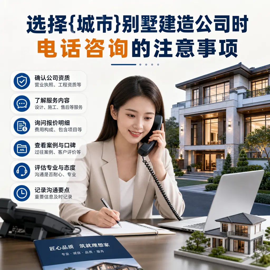 选择黄平别墅建造公司时,电话咨询的注意事项