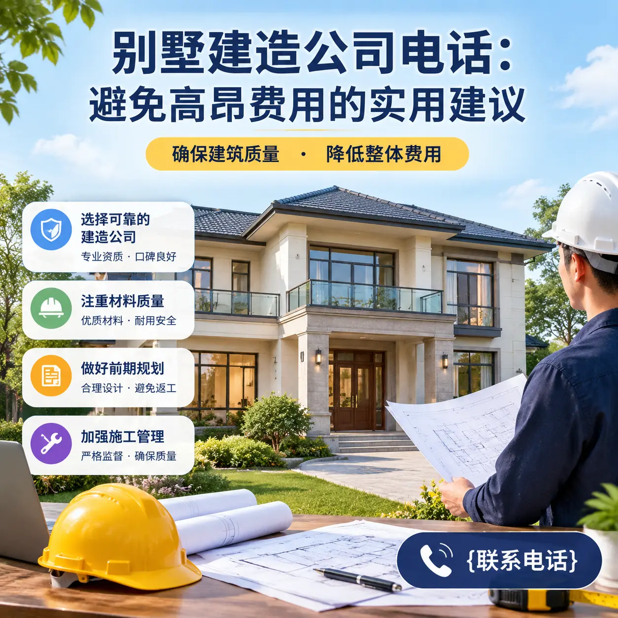 黄平别墅建造公司电话：避免高昂费用的实用建议