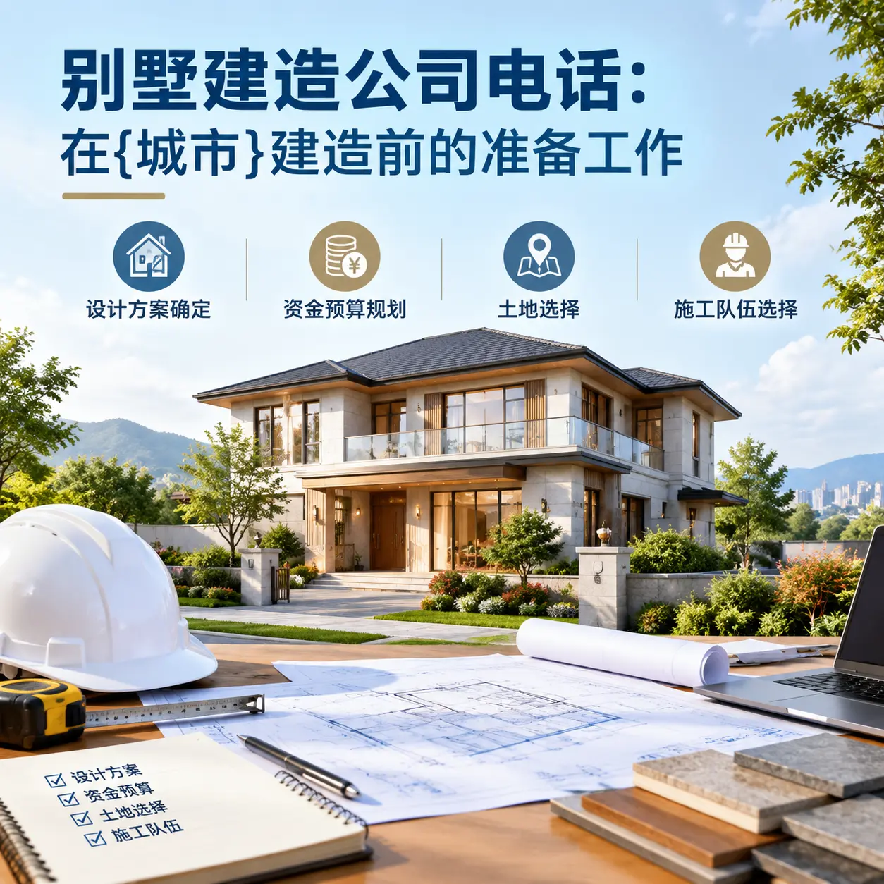 别墅建造公司电话：在黄平建造前的准备工作