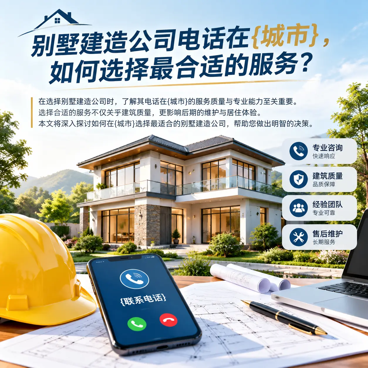 别墅建造公司电话在黄平，如何选择最合适的服务？