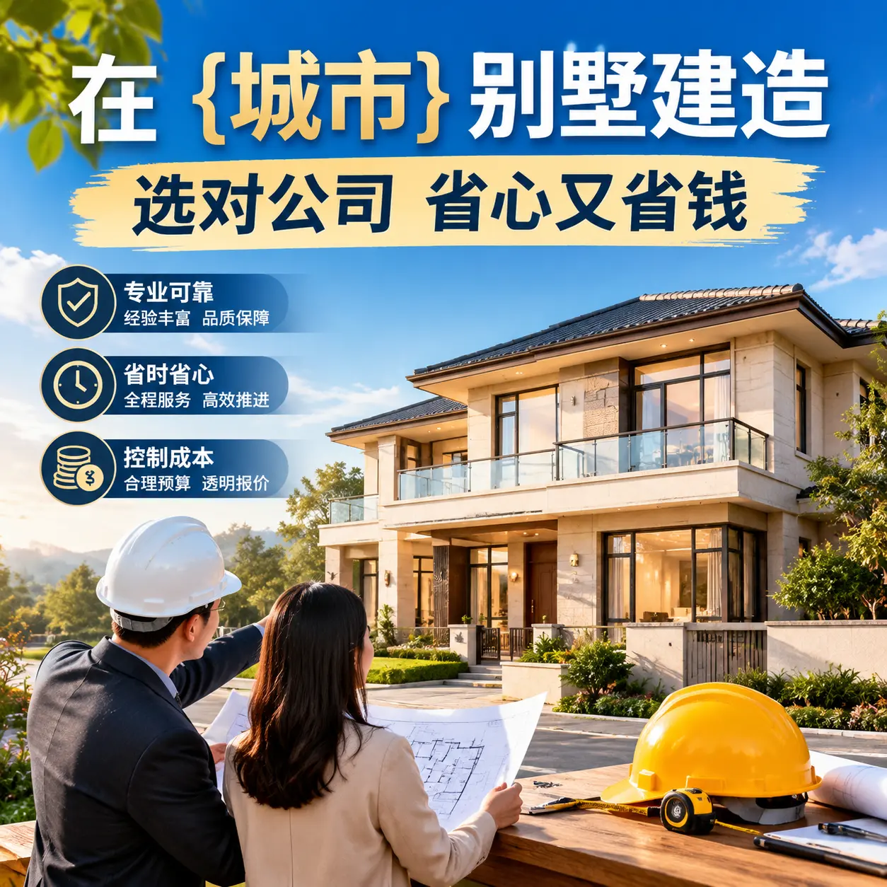 在 黄平 别墅建造，选对公司省心又省钱
