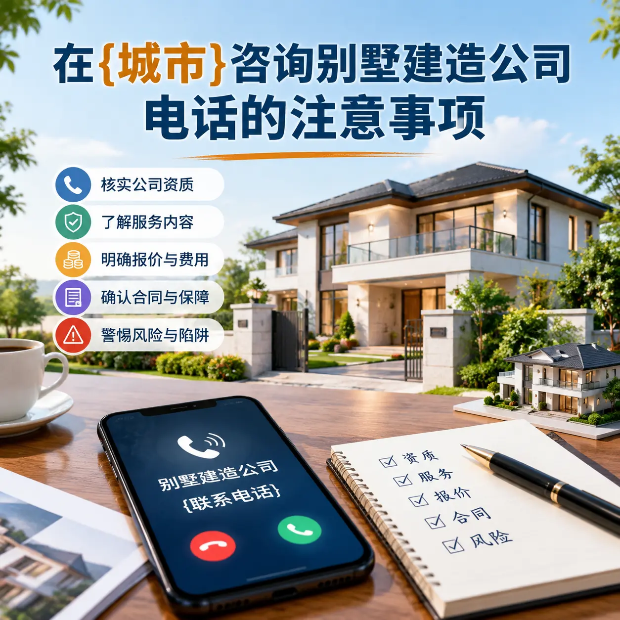 在黄平咨询别墅建造公司电话的注意事项