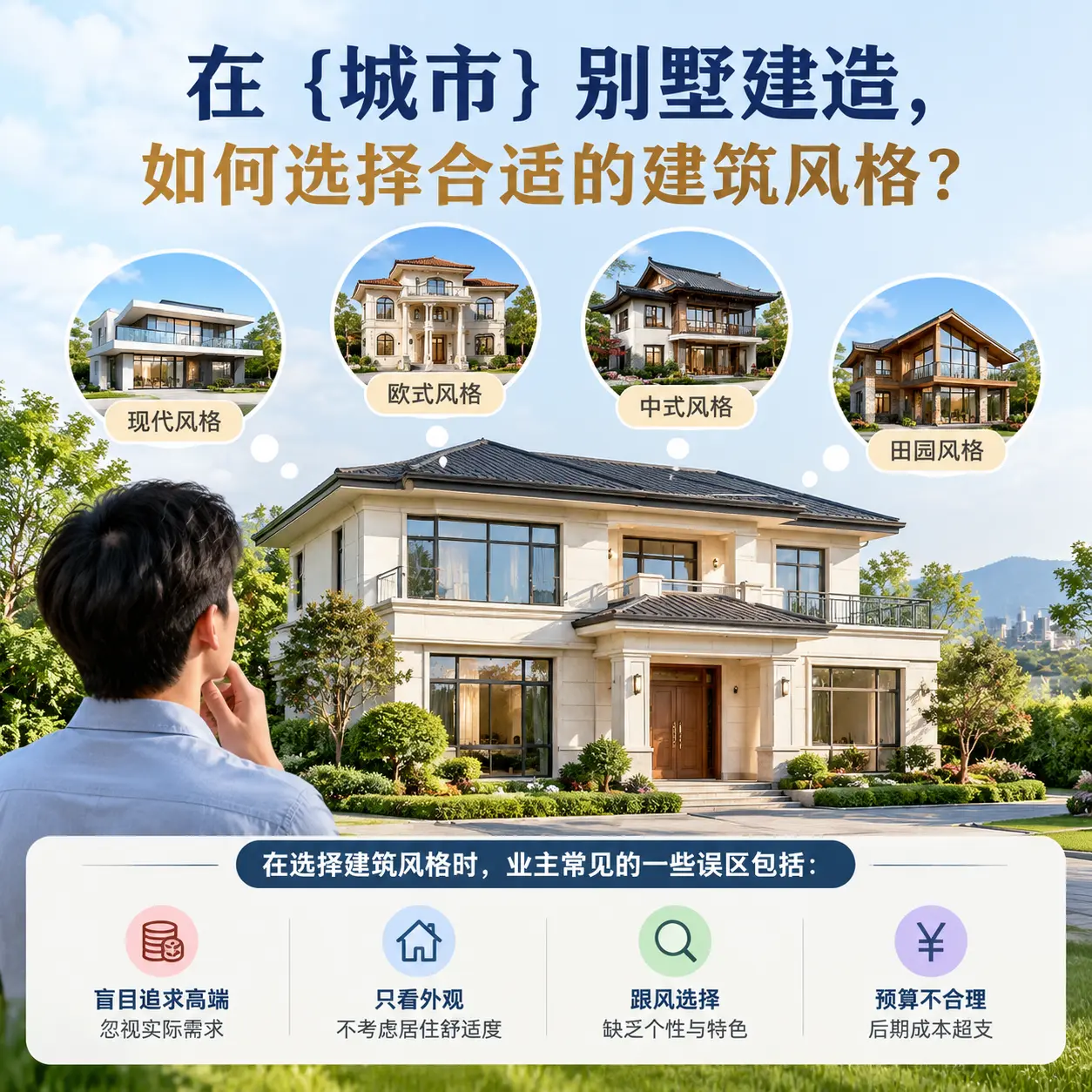 在 黄平 别墅建造,如何选择合适的建筑风格?
