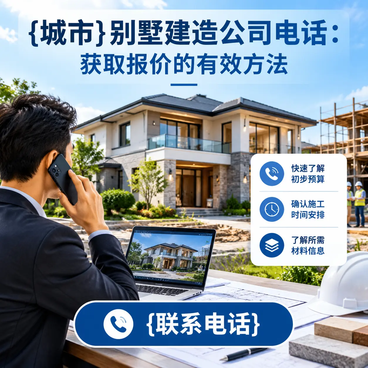 黄平别墅建造公司电话：获取报价的有效方法